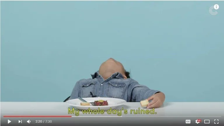 American kid’s hilarious reactions in trying French food for the first time